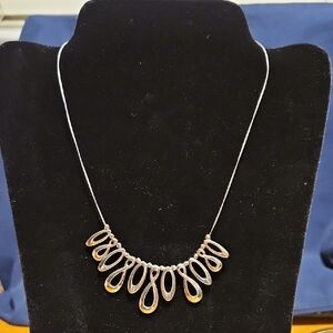 Lia Sophia Interlope Silver Infinity Necklace